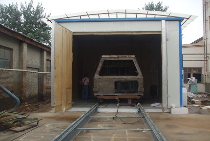 铸造件机械喷砂房