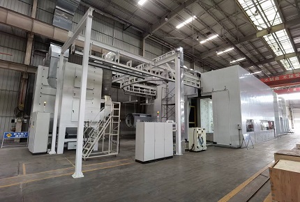 静电喷粉房产线