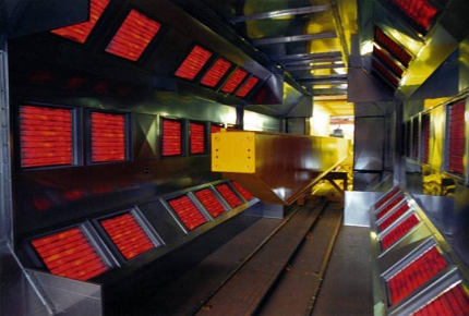 钣金件红外辐射烤漆房